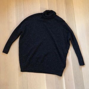 Cos turtleneck oversized sweater grey Small